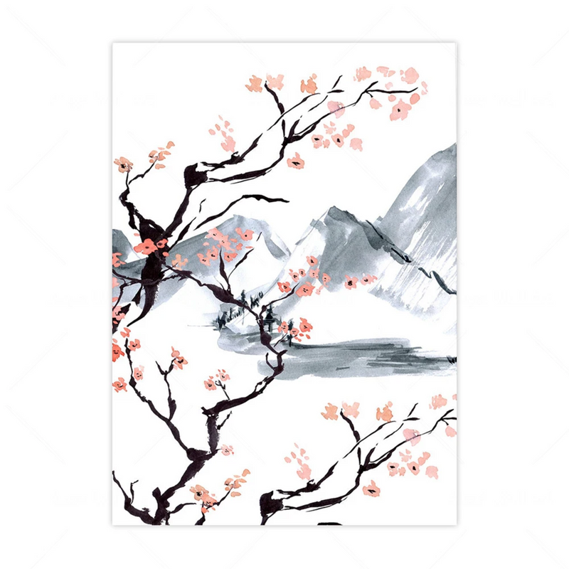 Zen white japanese board sakura