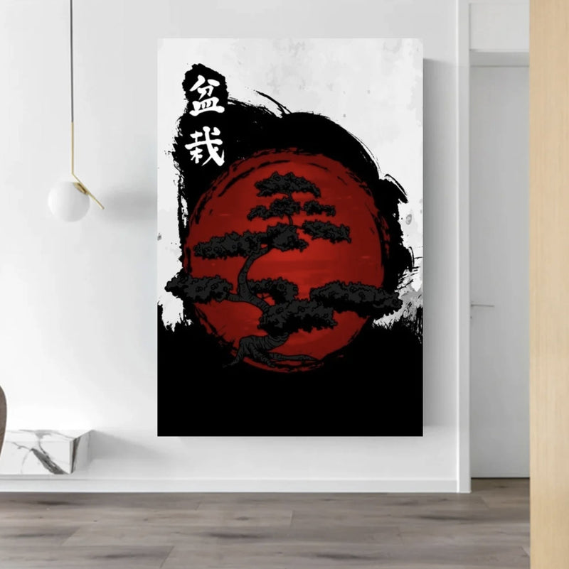 Japanese painting tree