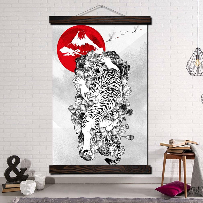 Japanese painting tiger
